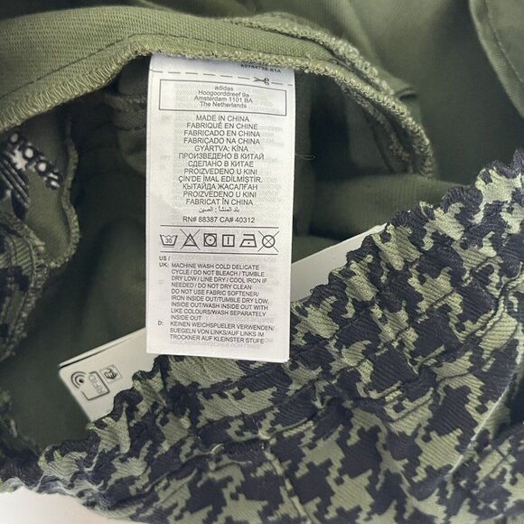 IVY PARK Joggers Kids Medium 11-12Y Houndstooth Denim Pants Black Green New - Picture 14 of 14